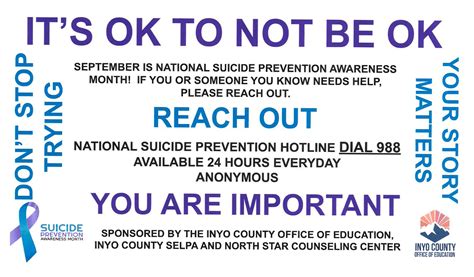 September in National Suicide Prevention Awareness Month - Sierra Wave: Eastern Sierra News ...