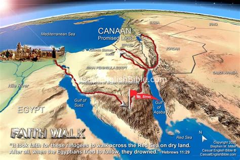 Route of Exodus Maps and Videos - Page 2 of 2 - Casual English Bible