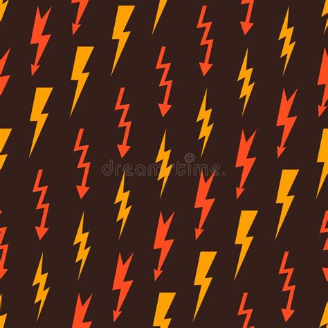 Flash, Lightning Bolt Seamless Pattern Stock Vector - Illustration of ...