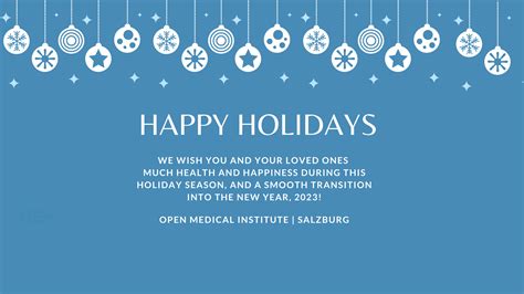 Happy Holidays | Open Medical Institute