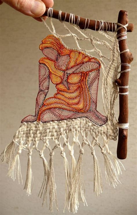 Textile Art Work by Romanian Artist | Upcycle Art