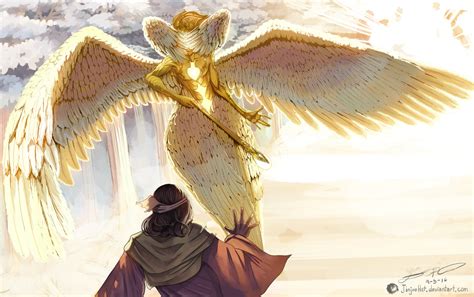 Isaiah and the Seraphim by JinjooHat on DeviantArt