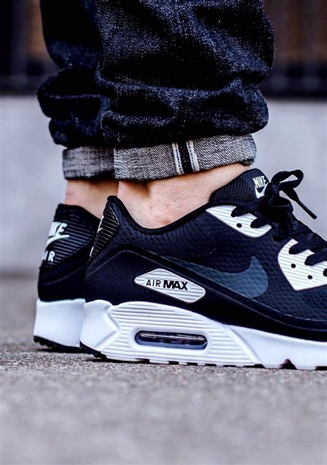 NIKE Air Max 90 Ultra Essential Black | Skate wear, Outfits streetwear, Nike air max