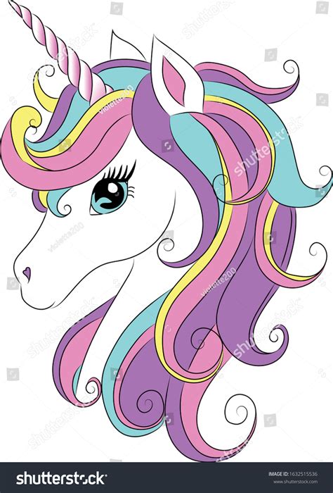 1,227 Unicorn Head Clipart Images, Stock Photos & Vectors | Shutterstock