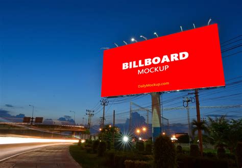 Billboard Mockup Free PSD 2023 - Daily Mockup