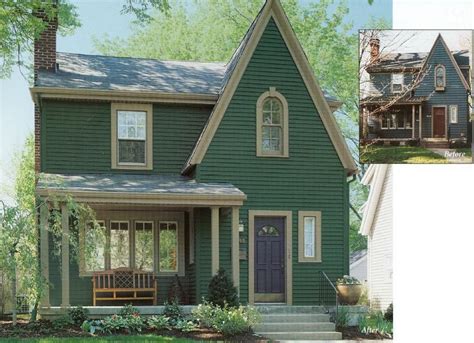 Dark Vinyl Siding | Dark Green Vinyl Siding | Dayton | DHI | Tiny cottage, House exterior ...