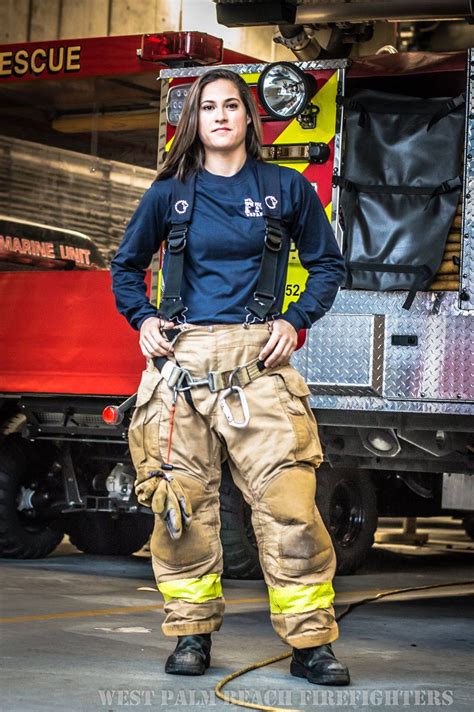 Ashley Schnitzler, West Palm Beach Firefighter | Shared by LION | Girl firefighter, Female ...