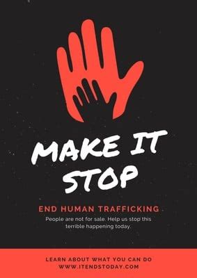 Human Trafficking Poster – Coretan