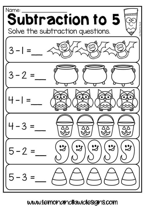 Free Halloween Math Printables - Printable Templates