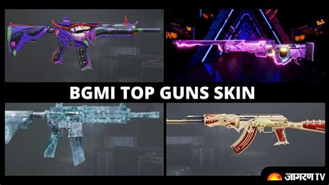 Top Battlegrounds Mobile India Gun Skins including The Fool, Glacier ...