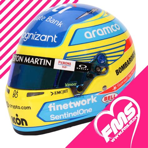 FERNANDO ALONSO 2023 HELMET - F1 MODEL HELMET