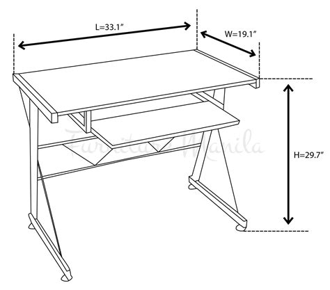 717 Computer Table | Home & Office Furniture Philippines