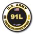 US Army 91L Construction Equipment Repairer MOS Decal