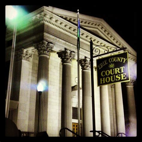 #ErieGram submission: The Erie County Courthouse at night | Erie ...