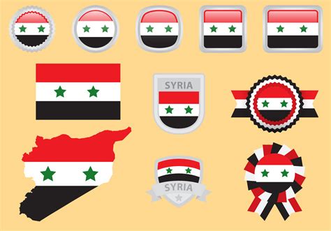 Syria Flag Vectors 98794 Vector Art at Vecteezy