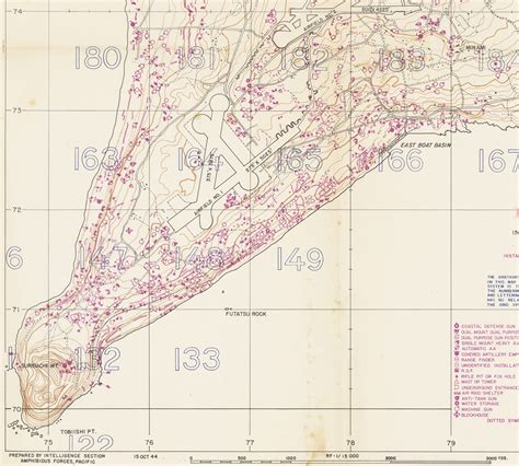 Iwo Jima Tunnels System Map