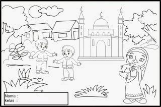 Gambar 27 Gambar Sketsa Mewarnai Masjid Terbaru 2017 201721 Bagus di Rebanas - Rebanas