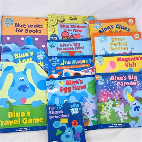 Blue's Clues Book Lot of 12 Pictures Books, Lift the Flap, Paperback ...