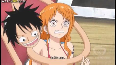 Luffy & Nami Cute Moment 面白い一枚 - YouTube