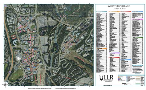 Whistler Village Visitor Map (NEW) - ULLR Adventure Maps