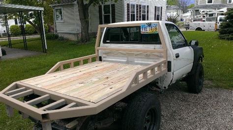 Pin by Cody Flodin on Flatbeds | Custom truck beds, Wooden truck ...