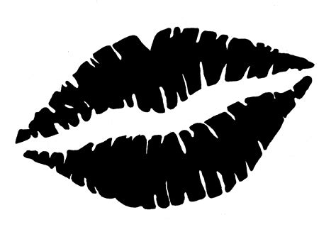 Kissing Lips Black And White Clipart Clipart Best Clipart Best | Images ...