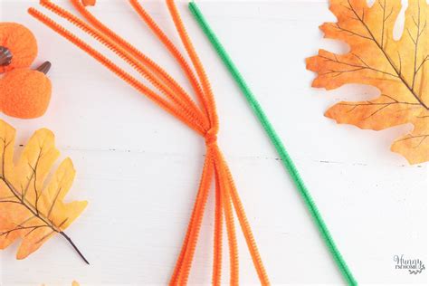 Quick & Easy Fall Pipe Cleaner Pumpkin Craft for Kids