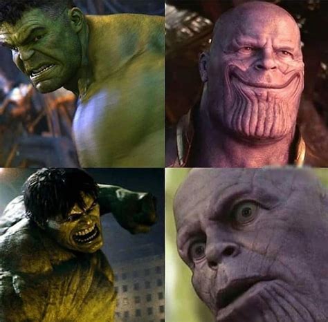 Hulk vs thanos : r/memes