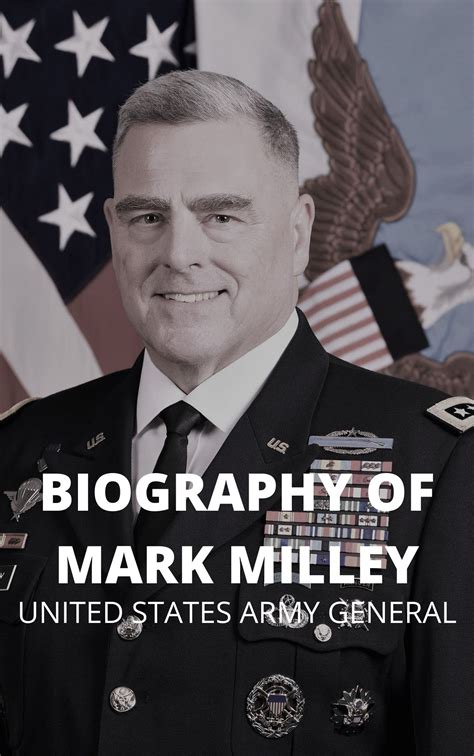 BIOGRAPHY OF MARK MILLEY: UNITED STATES ARMY GENERAL by Jude Brown ...