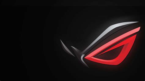 Download Red And Black Asus ROG Gaming Laptop Logo Wallpaper ...