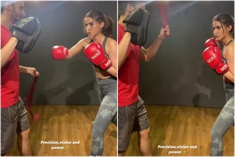 Kriti Sanon’s and Her Latest Kickboxing Exercise Will Leave You Amazed