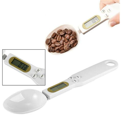 Scale Spoon Gram Measuring Spoon, Kitchen Digital Weight Scale Spoon Milligram Measuring Scoop ...