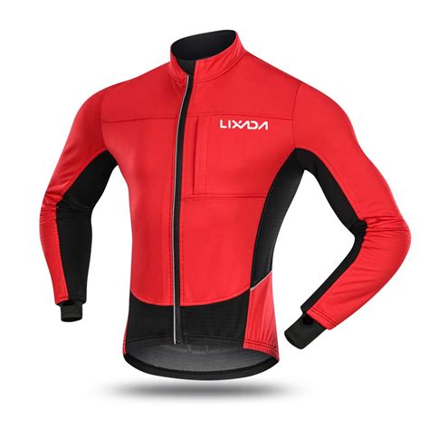 Aliexpress.com : Buy Lixada Men's Windproof Cycling Jacket Winter Thermal Polar Fleece MTB ...