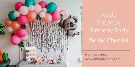 Koala Birthday Party Koala Party Decorations Koala Banner Koala ...