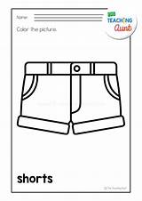 Clothing Coloring Pages  The Teaching Aunt sketch template