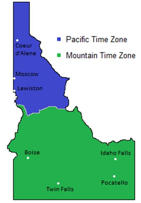 Map Of Idaho Countys Time Zones Map World - vrogue.co