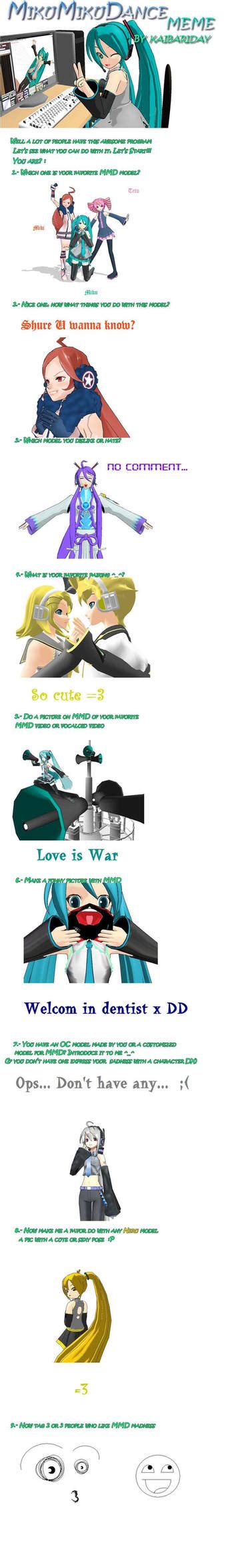 MMD meme by AgataSan on DeviantArt