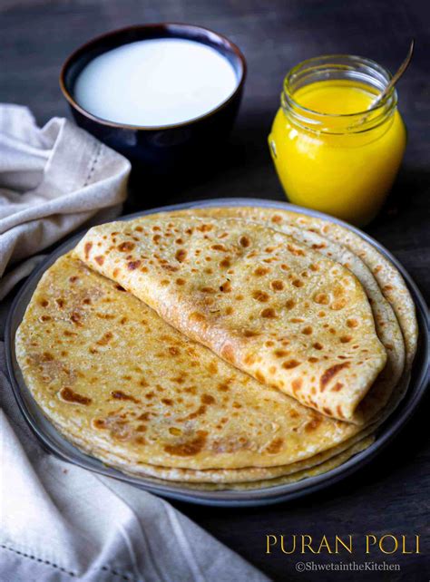 Puran Poli | Recipe | Cooking recipes desserts, Sweet dumplings, Thandai recipes