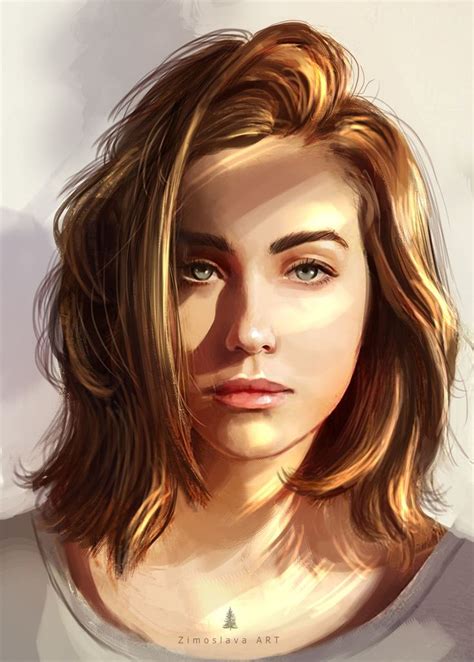 #women #artwork #face portrait display #painting digital art #2K #wallpaper #hdwallpaper # ...