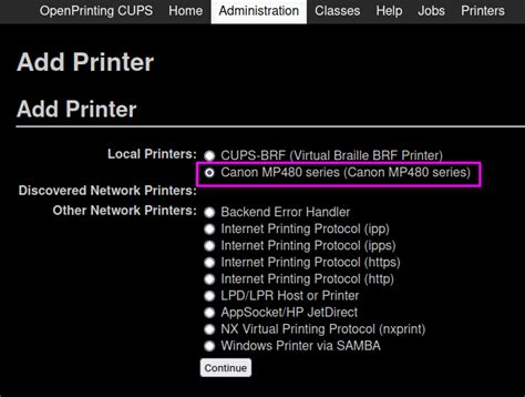 printing - CUPS Processing - "Waiting for printer to become available." - Server Fault