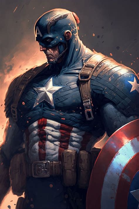 Captain America wallpaper illustrations for free download in 2023 | Captain america wallpaper ...