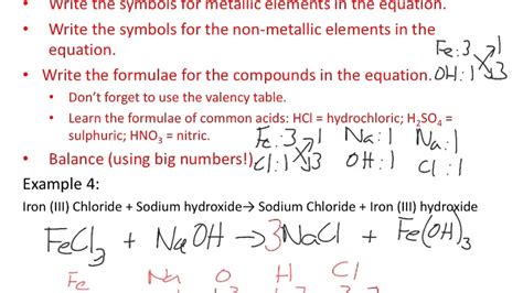 How To Write Word Equations Chemistry - Tessshebaylo