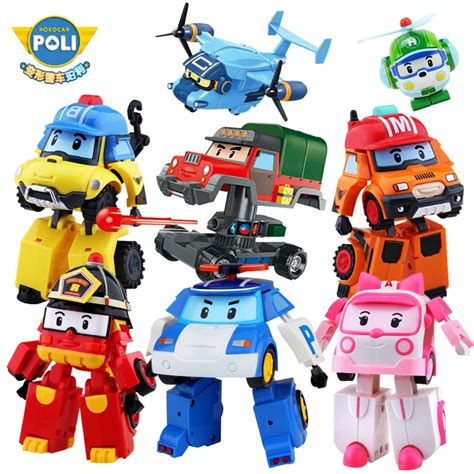 2pcs/4pcs/6pcs/Set Robocar Poli Korea kids Toys Acion Figure Robocar ...