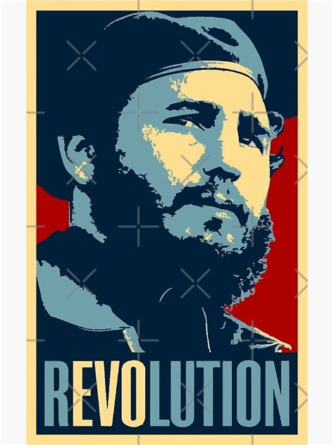 "Fidel Castro Revolution" Poster by inkstyl | Redbubble