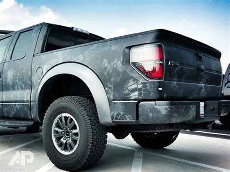 Ford Raptor Matte Camo Wrap - AP Vehicle Wrapping