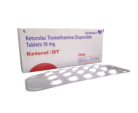 Ketorol Dt Ketorolac Tromethamine 10 Mg Tablets at Rs 140/stripe in Nagpur