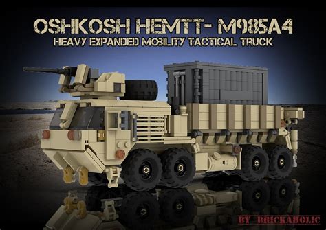 LEGO MOC Oshkosh HEMTT- M985A4 - Heavy Expanded Mobility Tactical Truck by Darcanj - Brickaholic ...