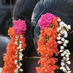 India - Sights & Culture - flowers worn in hair | Flickr - Photo Sharing!