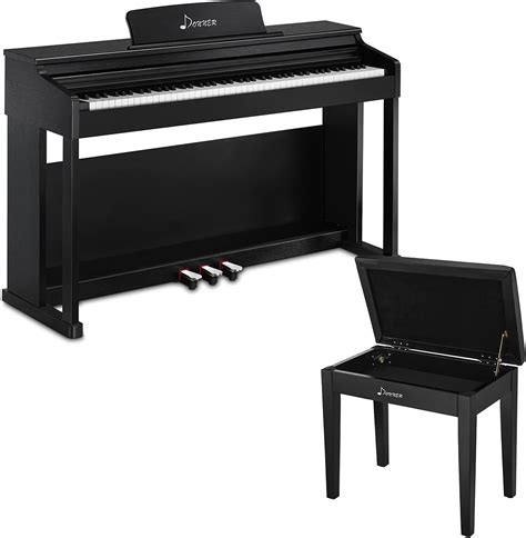 Buy Donner DDP-100 Digital Piano Solo Piano Bench with Storage Online ...