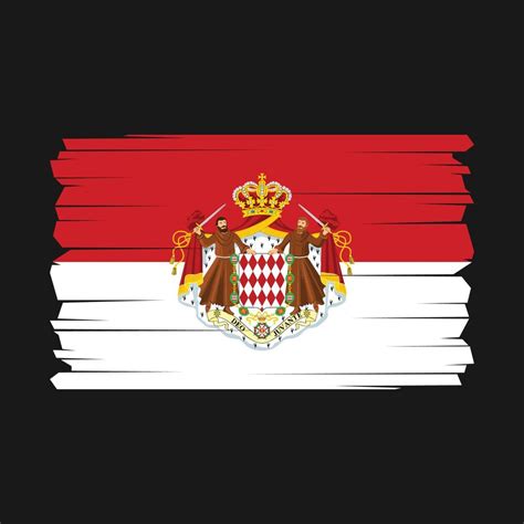 Monaco Flag Vector Illustration 21639517 Vector Art at Vecteezy